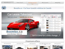 Tablet Screenshot of boombo.ca
